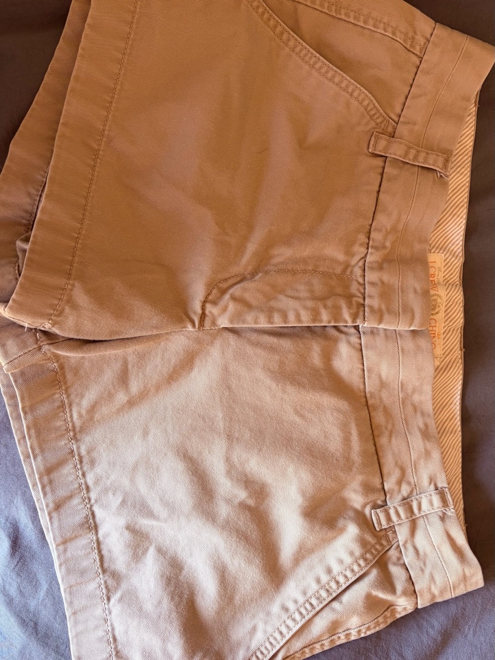 J. Crew Tan Chino Shorts women cotton